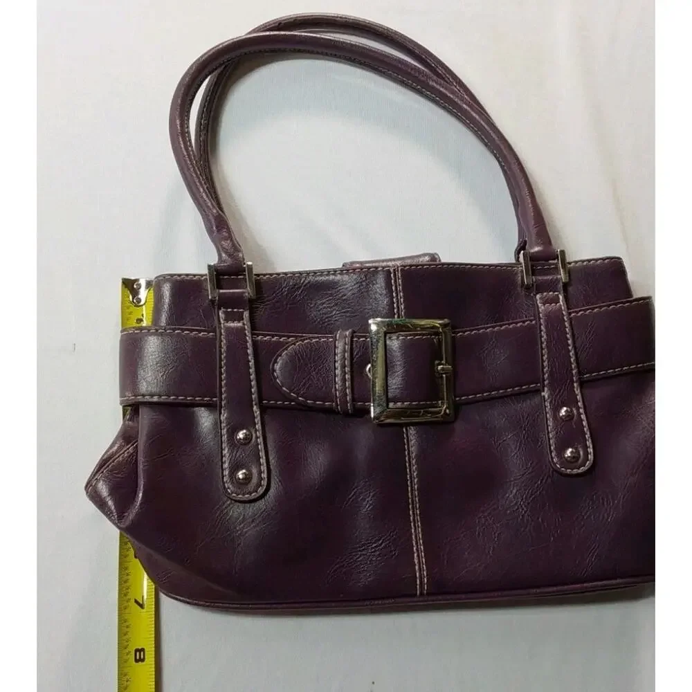 St Johns Bay Purple Buckle Handbag